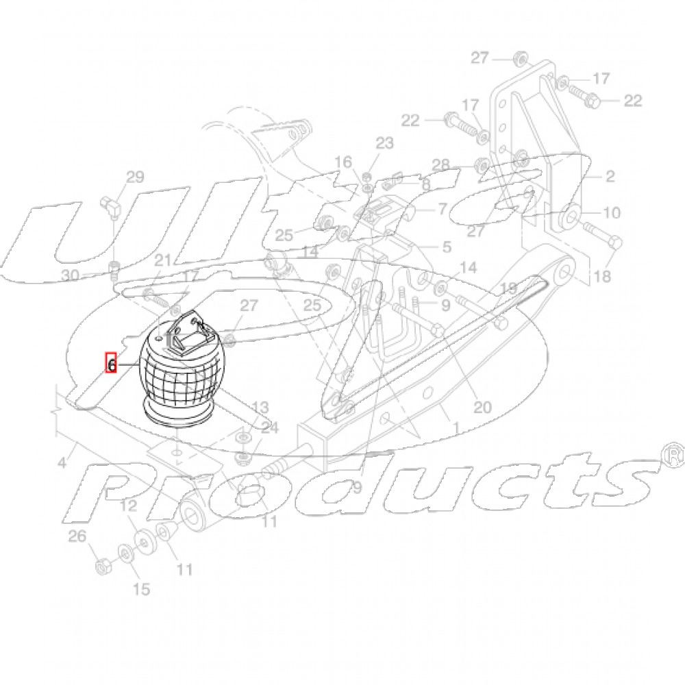 Freightliner XC Rear Air Bag