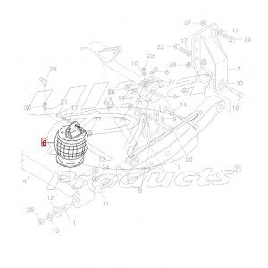 Freightliner XC Rear Air Bag