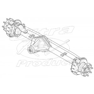 W0006999  -  Axle Asm Front (6.12 Ratio - Driven & Steered)
