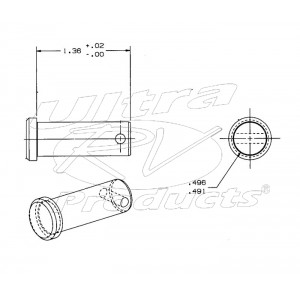 W0004534  -  Pin-clevis 0.50 Nominal 
