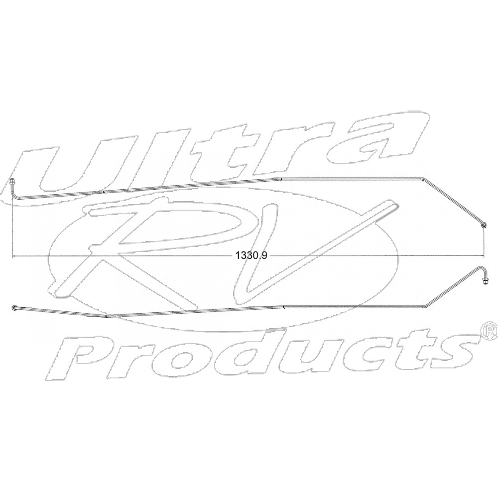 W0011945  -  Pipe Asm - Front Brake 