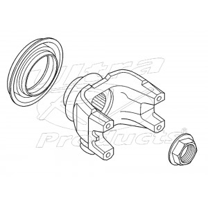 W8000300 - Yoke Asm - Differential Drive Gear And Pinion (1480 Series / Length 16.45)  